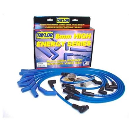 Taylor Cable 8 mm. Blue Spark Plug Wire Set T64-64658